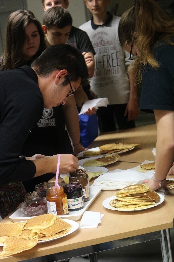 Finom a waffel!